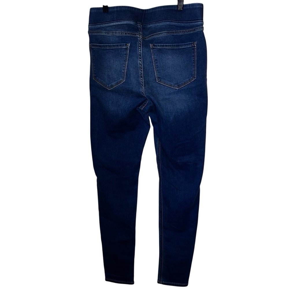 Old Navy Rockstar Super Skinny Pull On Jeans Women's Medium Wash Mid Rise 10L